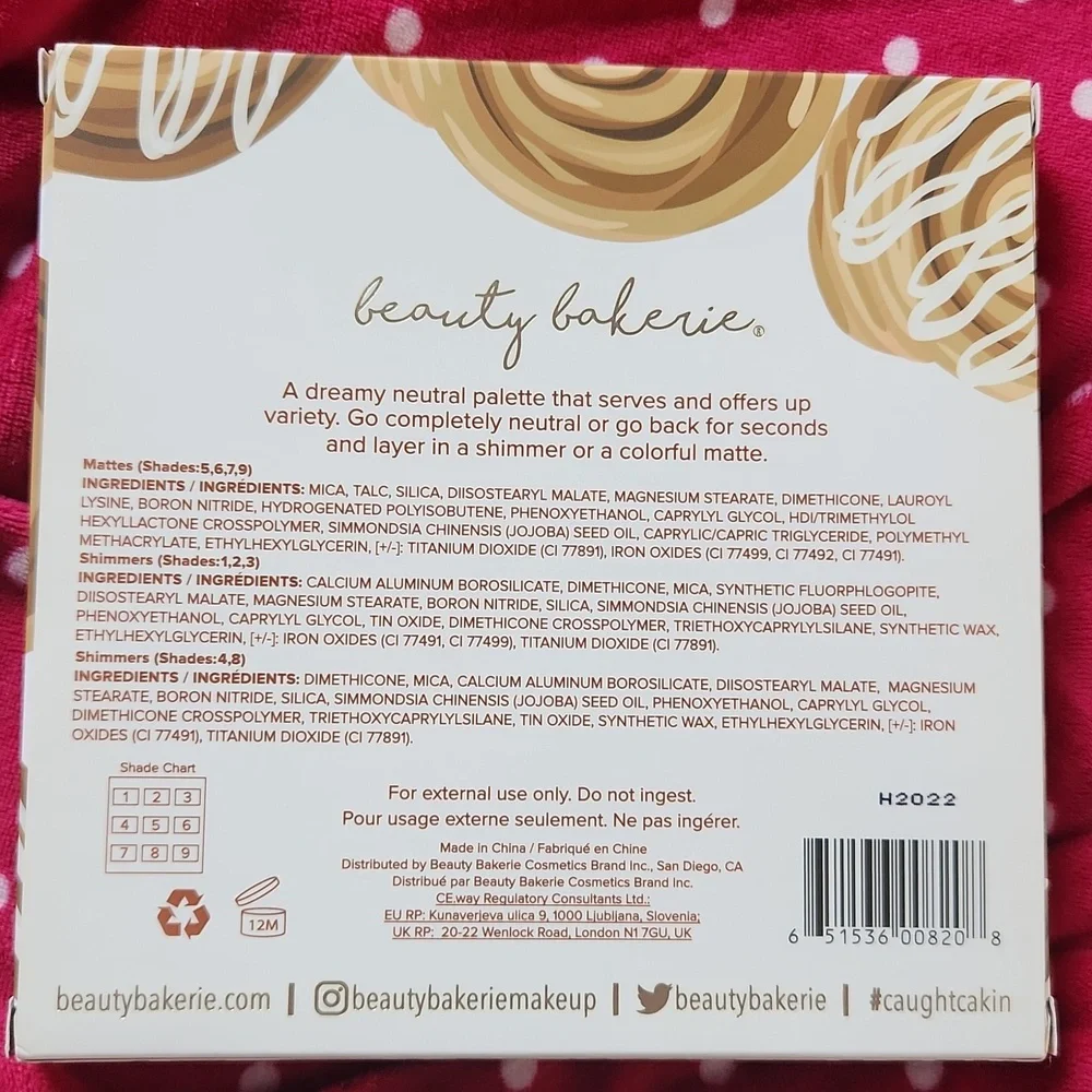Beauty Bakerie The Chosen Bun Eyeshadow Palette - Cream and Brown - Picture 2 of 8